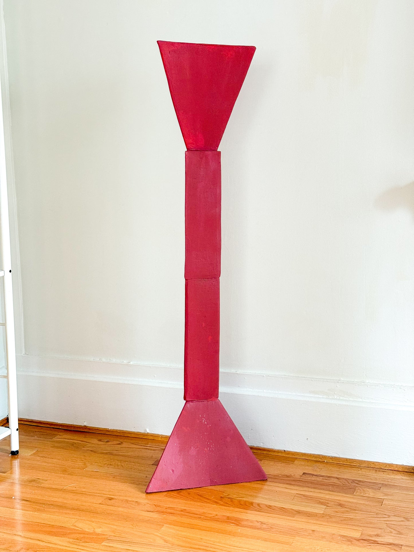 Monumental totem by Sally Michener