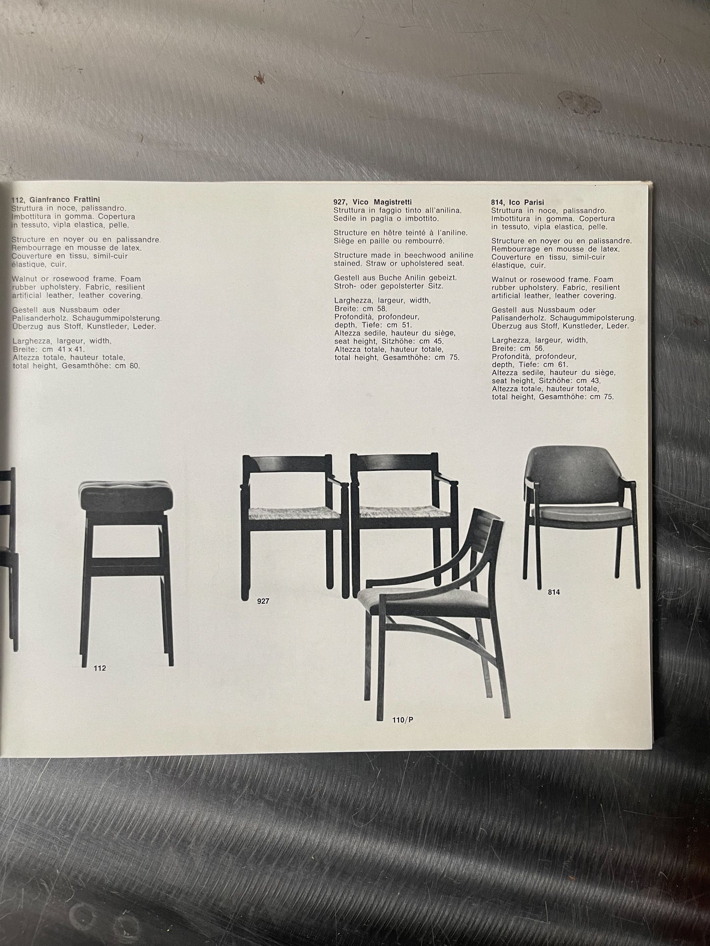 Figli di Amedeo Cassina, Italy, 1967