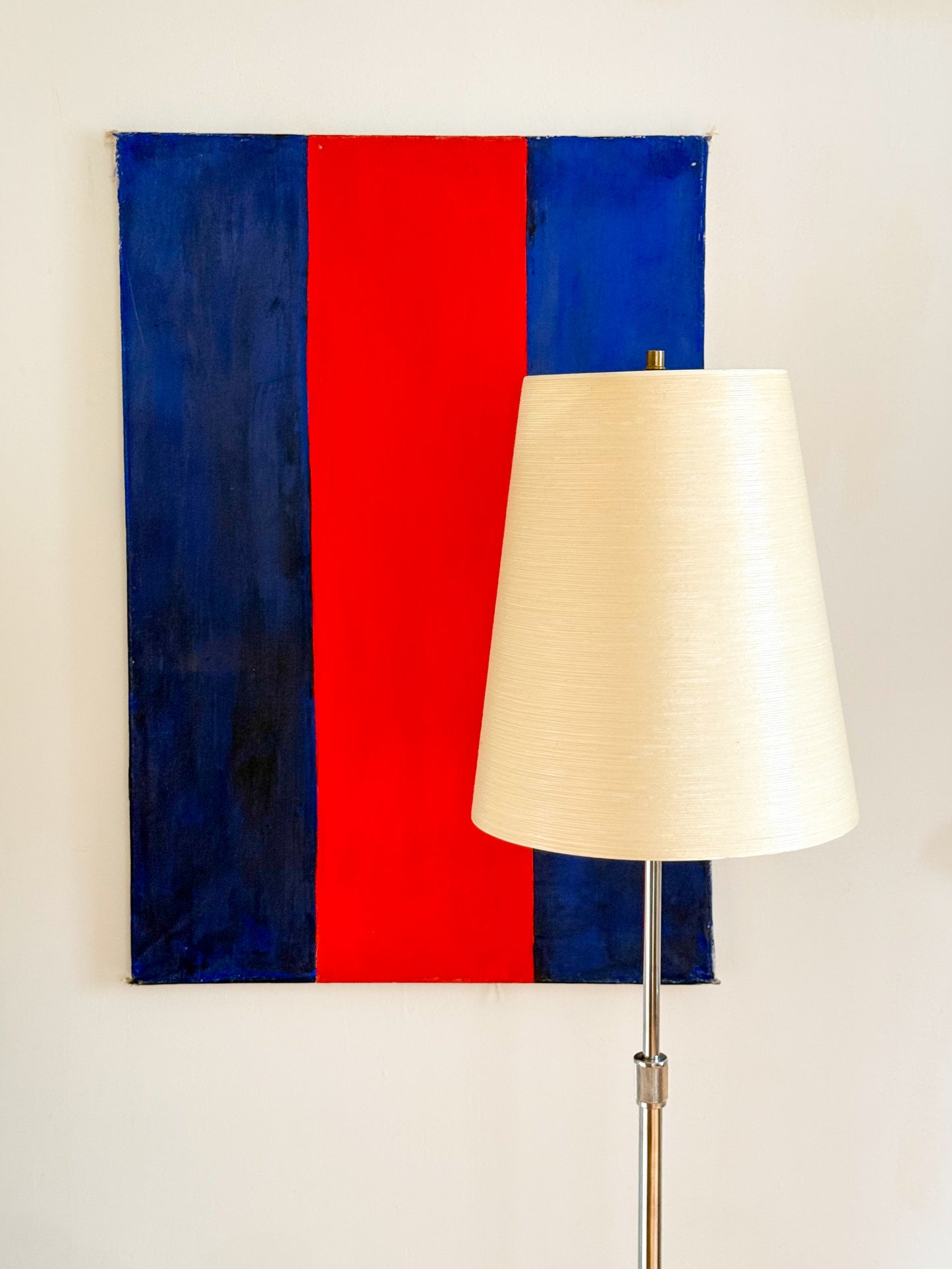 Adjustable chrome floor lamp by Lotte Lights