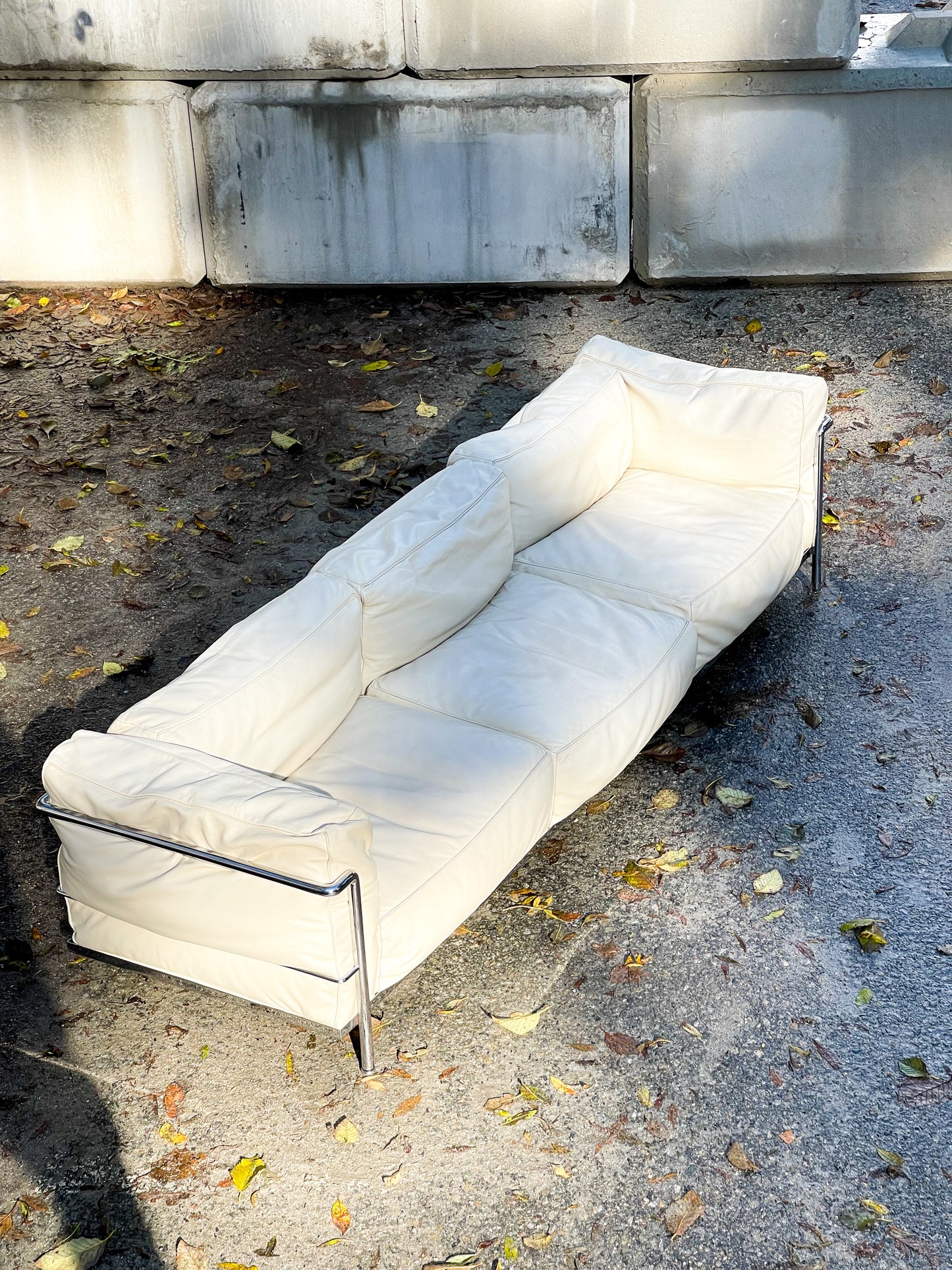 LC3 Grand Confort 3 Seat Sofa by Corbusier, Jeanneret and Perriand for Cassina, 2000s