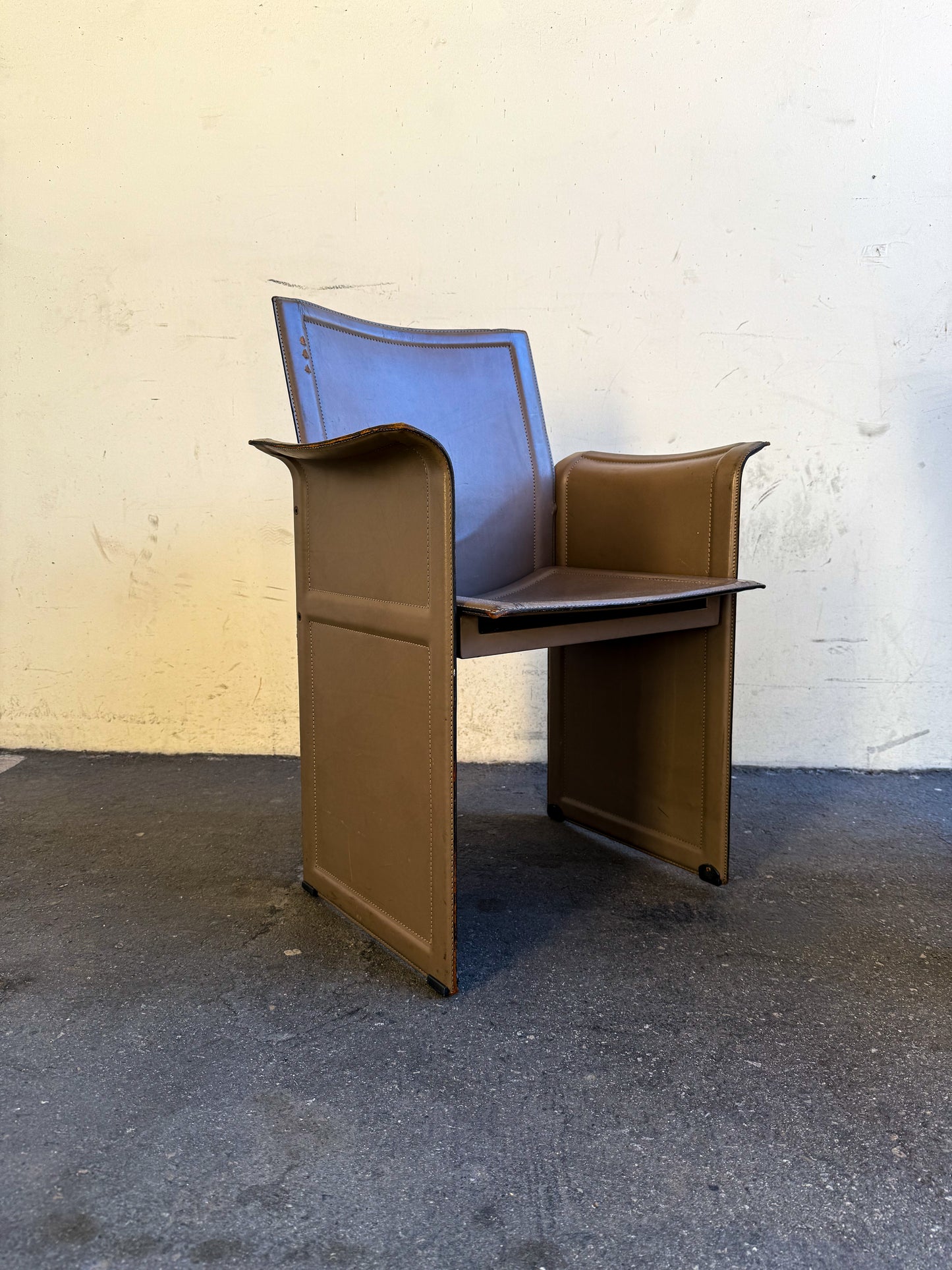 Korium Armchair by Tito Agnoli for Matteo Grassi, 1980s.