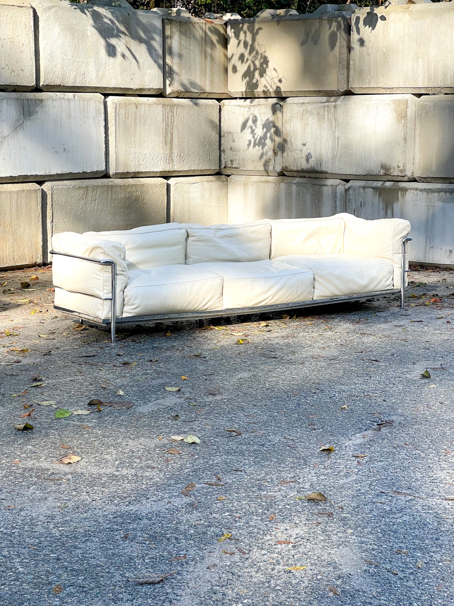 LC3 Grand Confort 3 Seat Sofa by Corbusier, Jeanneret and Perriand for Cassina, 2000s