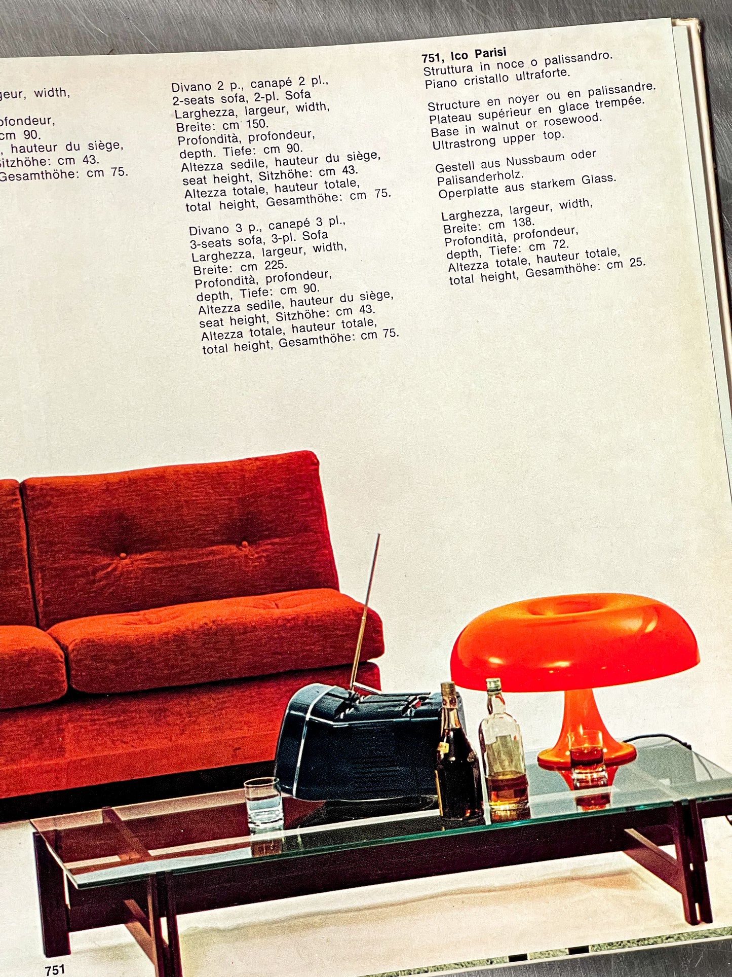 Figli di Amedeo Cassina, Italy, 1967