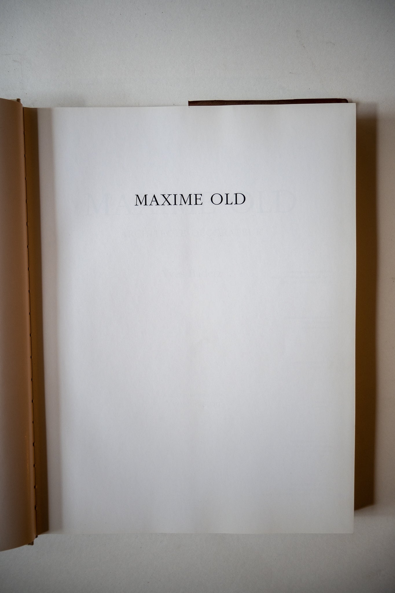 Maxime Old: Architecte-Decorateur, Badetz, 2000