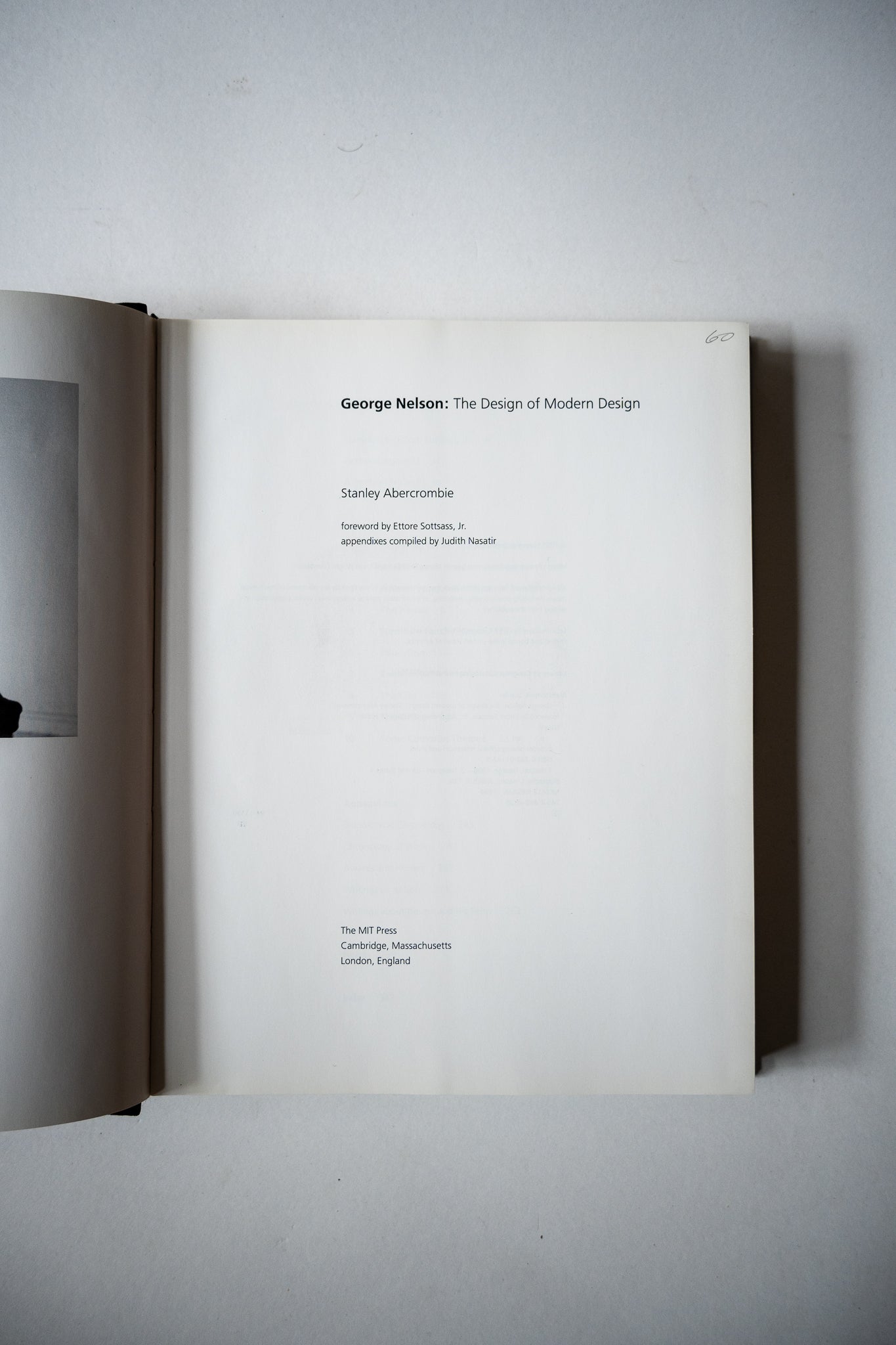 George Nelson: The Design of Modern Design, Ambercrombie, 1995