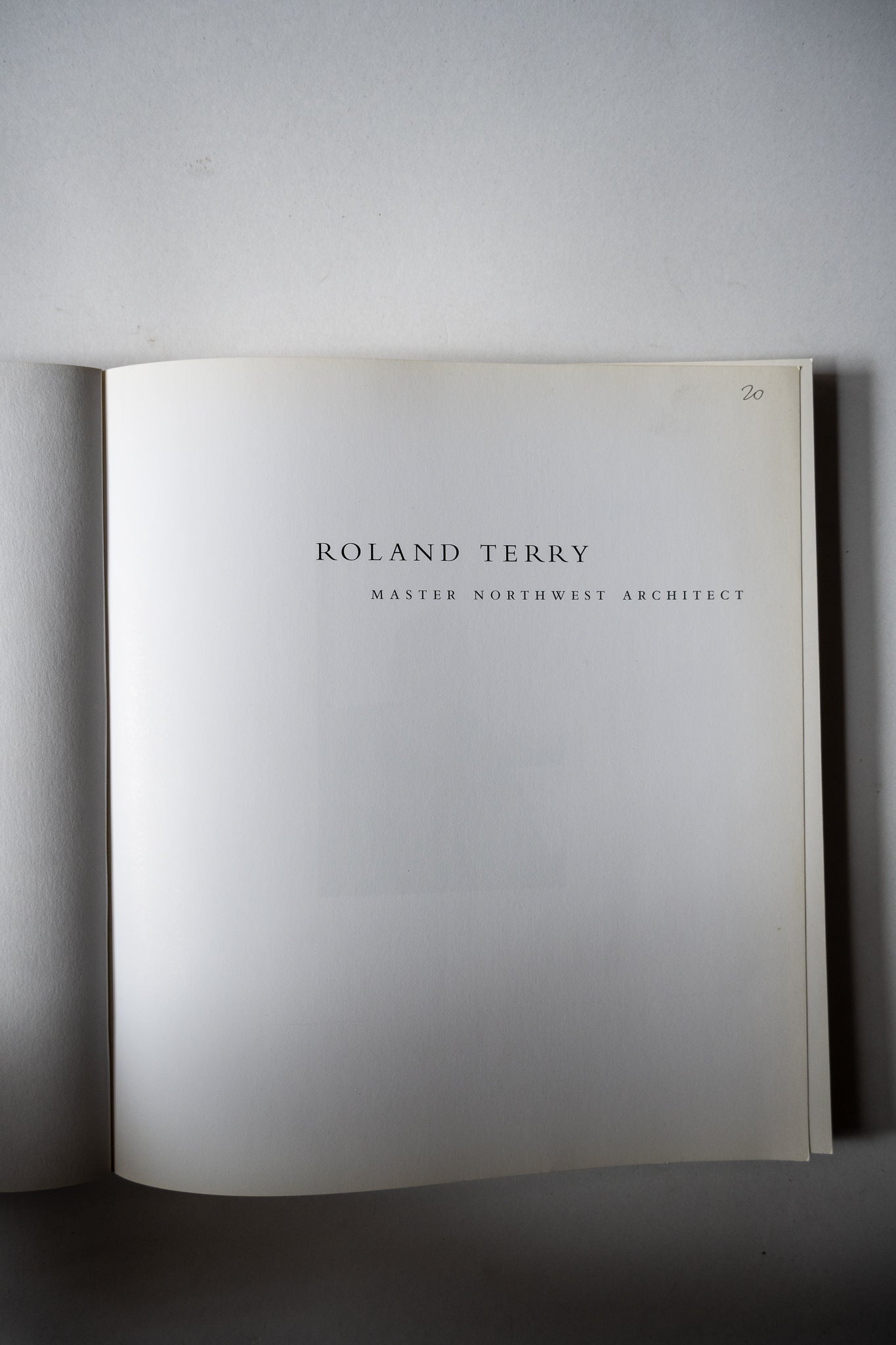 Roland Terry: Master Northwest Architect, Henderson, 2000
