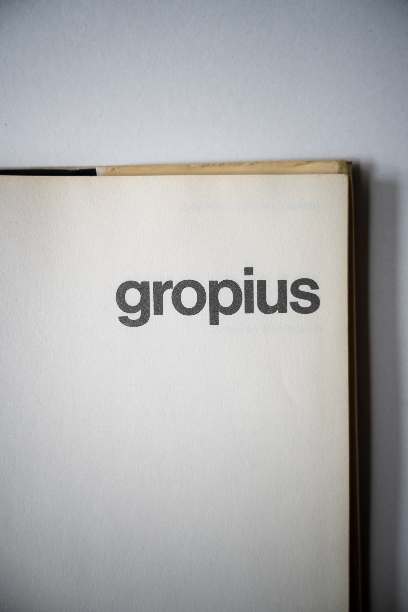 Gropius, Busignani, 1972
