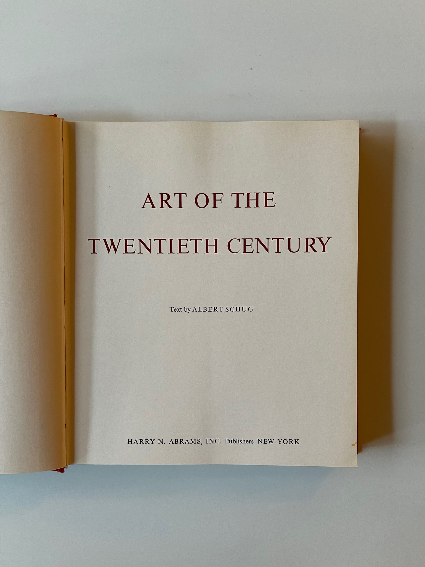 Art of the Twentieth Century, Schug, 1969