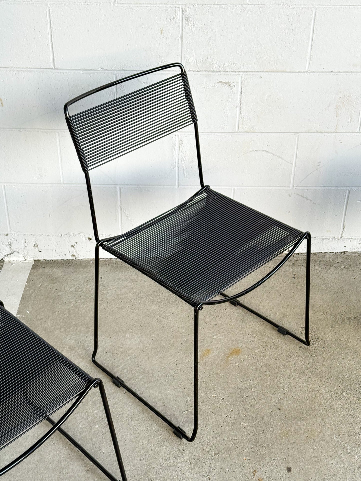 Pair of Spaghetti chairs by Giandomenico Belotti for Alias