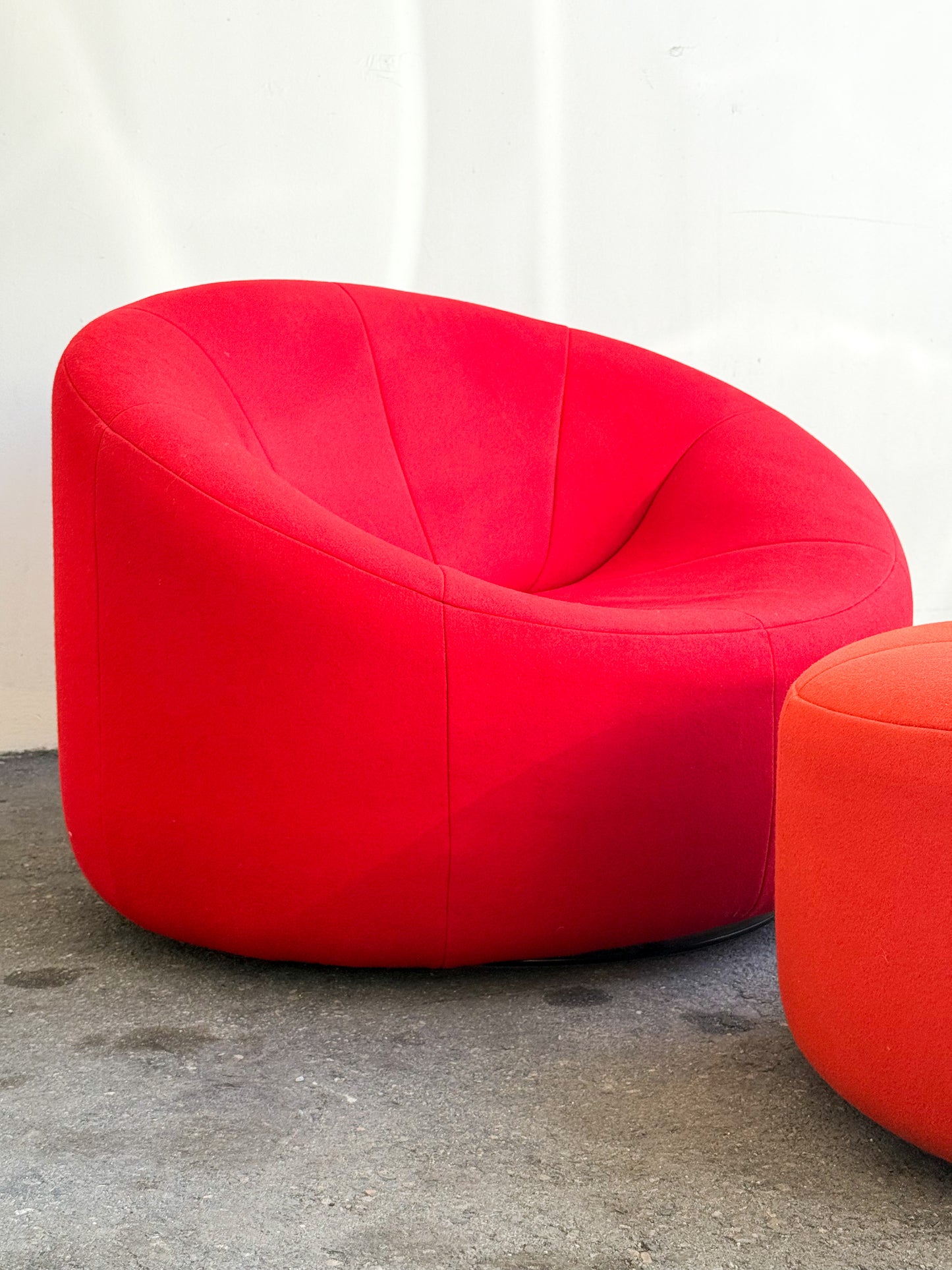Pumpkin chair & Ottoman by Pierre Paulin for Ligne Roset