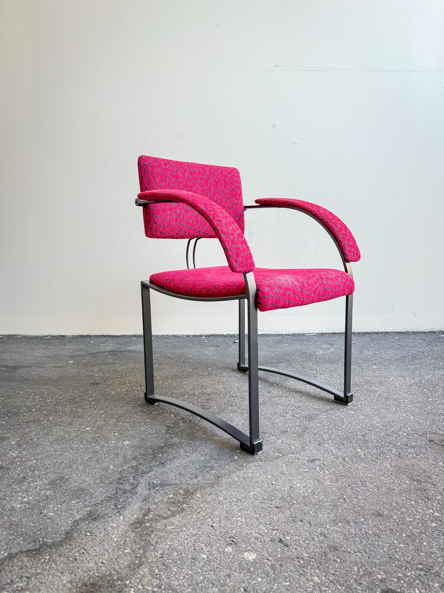 Set of four polkadot armchairs for Saporiti Italia