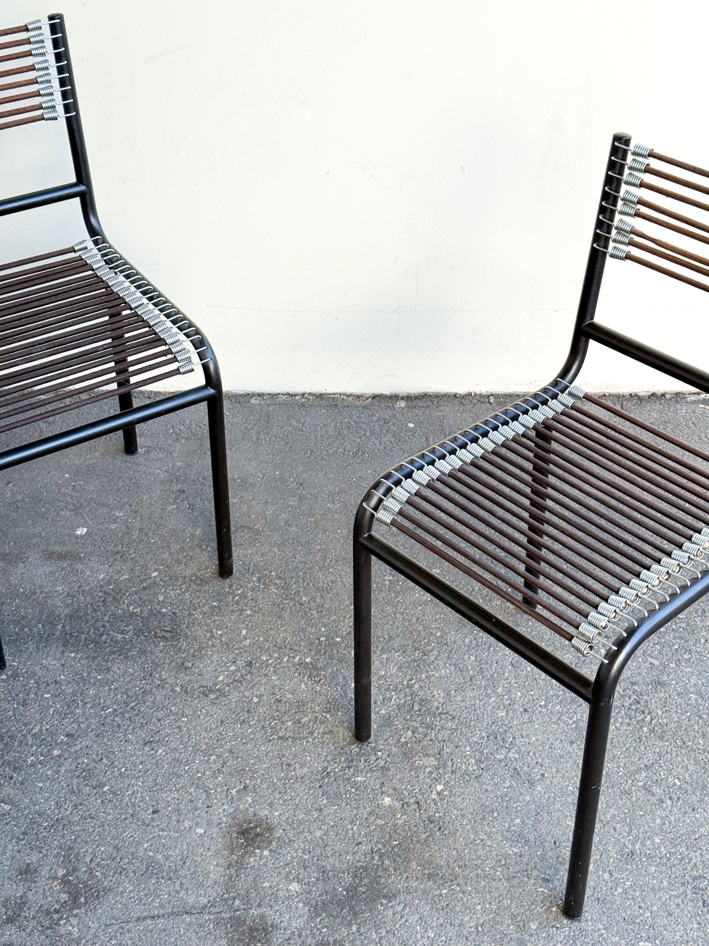 Pair of Sandows chairs by René Herbst for Ecart