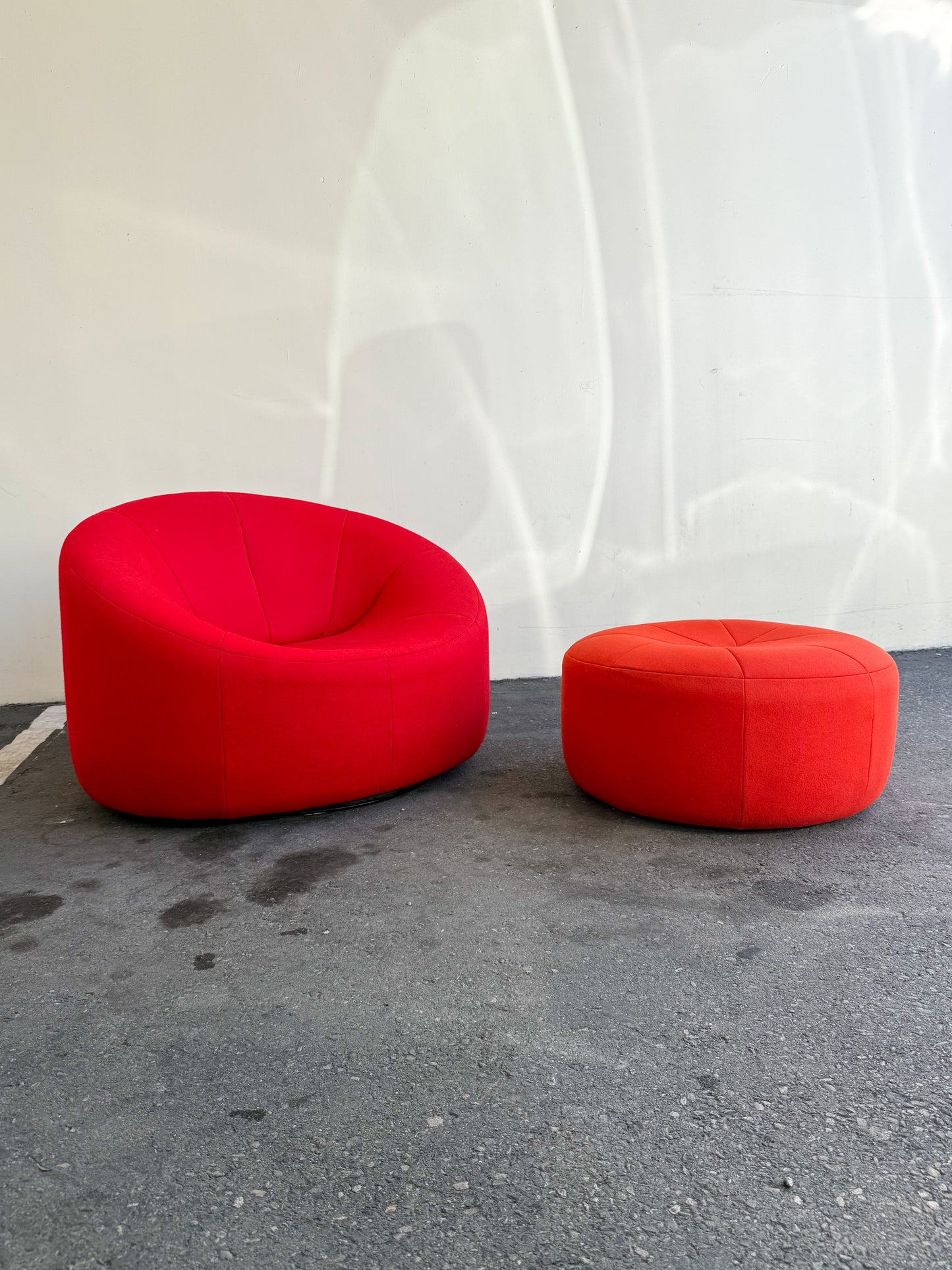 Pumpkin chair & Ottoman by Pierre Paulin for Ligne Roset