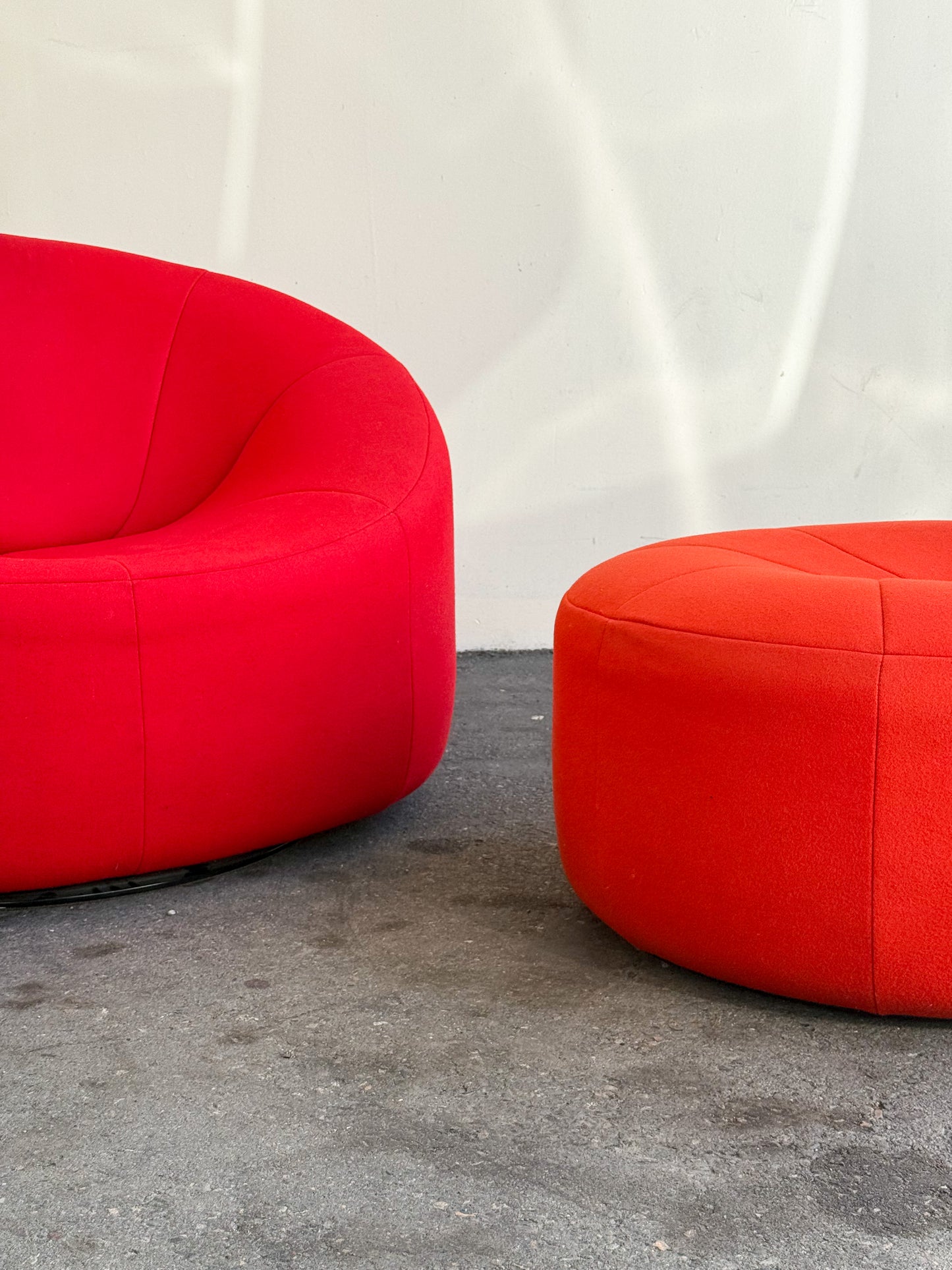 Pumpkin chair & Ottoman by Pierre Paulin for Ligne Roset