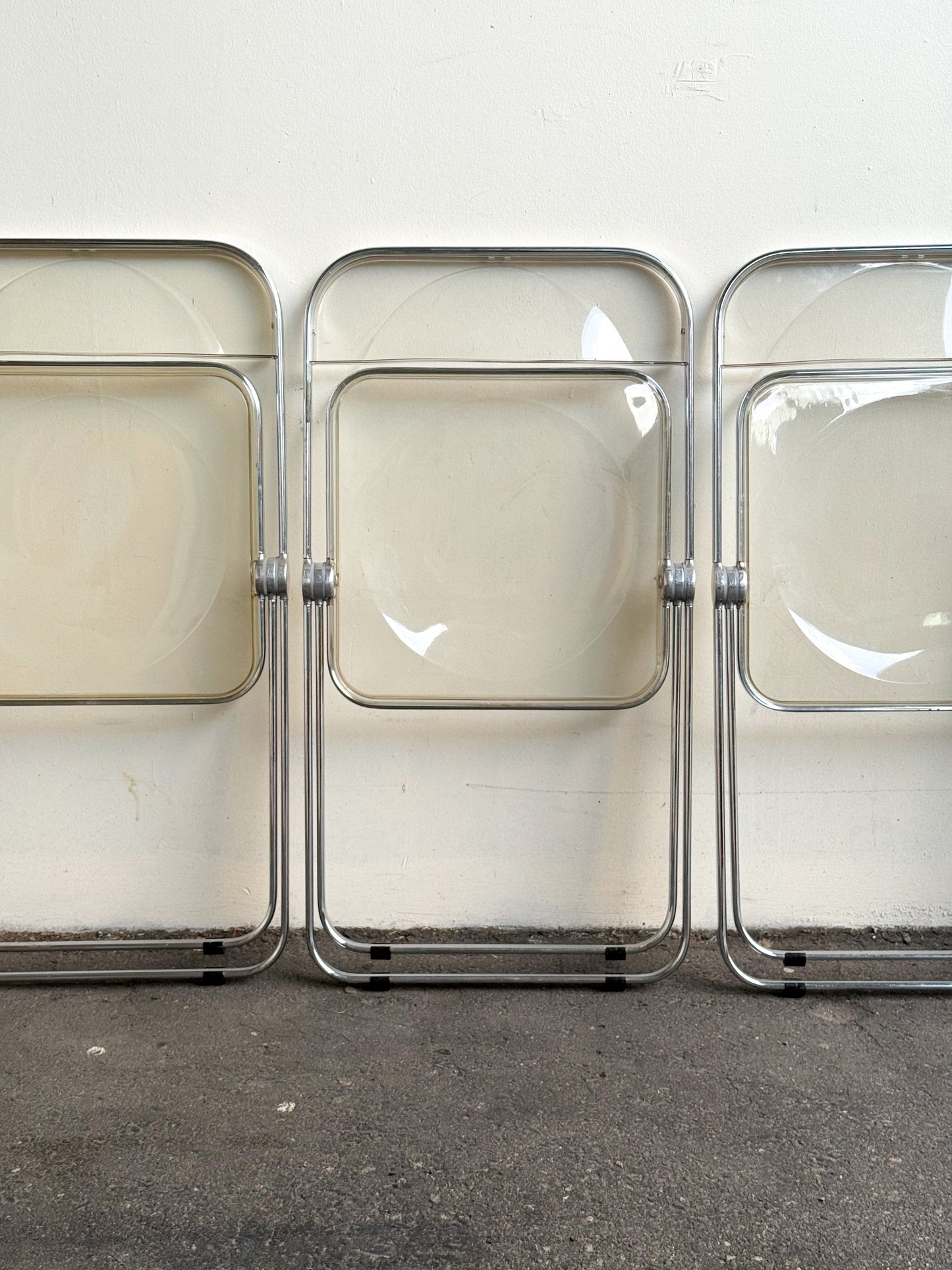 Plia Chairs by Giancarlo Piretti for Anonima Castelli, Italy, 1967