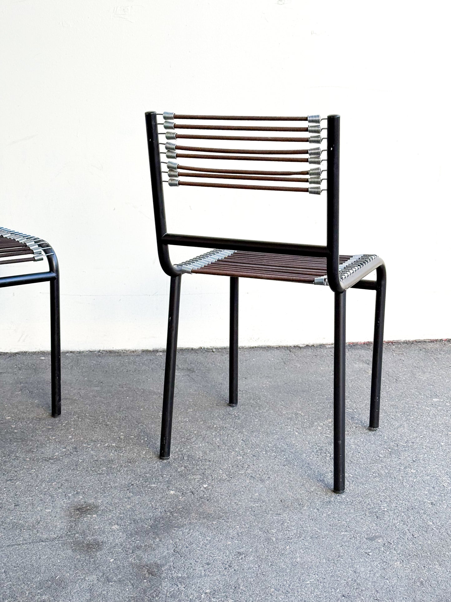 Pair of Sandows chairs by René Herbst for Ecart
