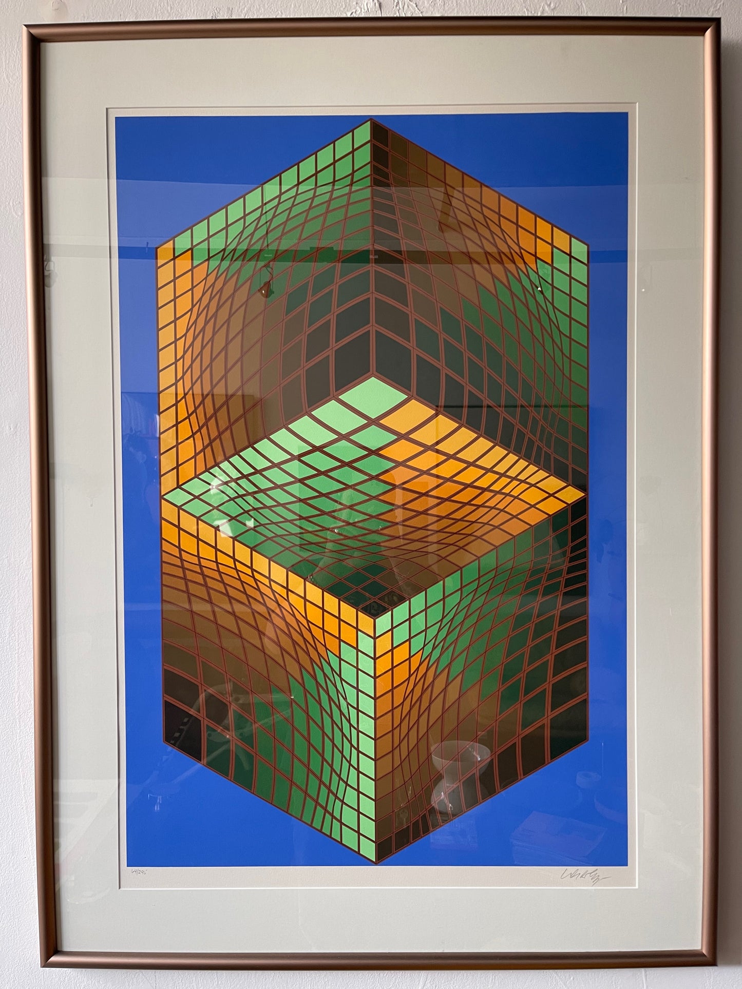 Victor Vasarely, "Museum #1", signed serigraph, 64/295
