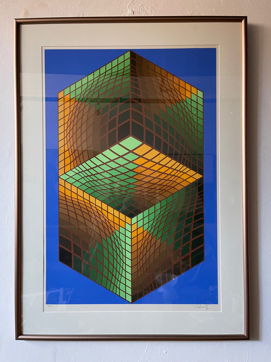 Victor Vasarely, "Museum #1", signed serigraph, 64/295