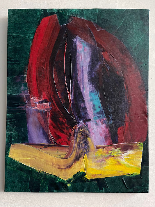 "Untitled", oil on canvas by Lutz Haufschild, 1990's