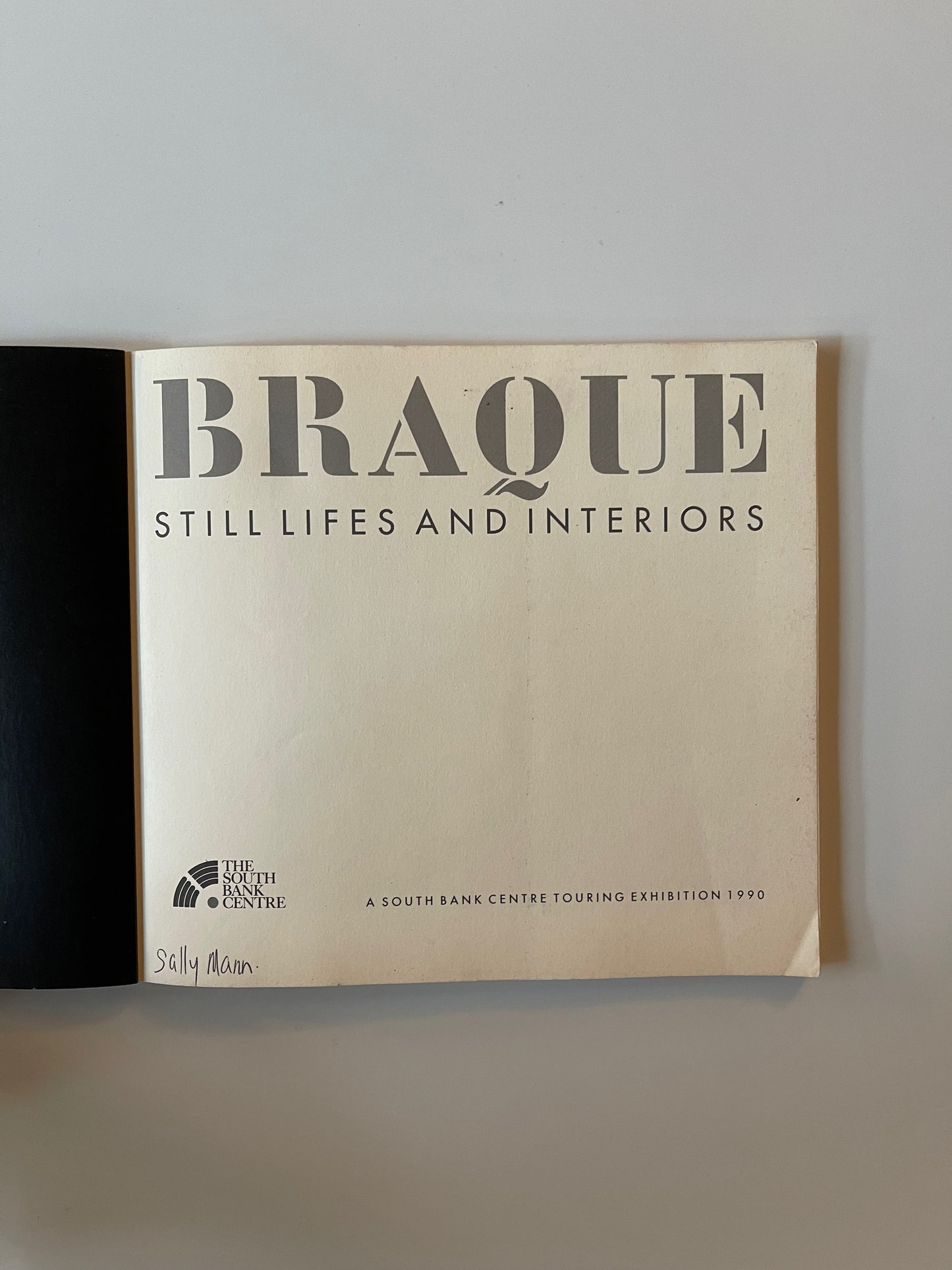 Braque: Still Lifes and Interiors, The South Bank Centre, 1990